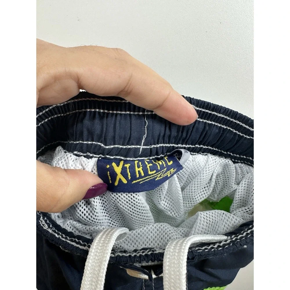 Ixtreme Baby‎ Kids Boys 12M Swim Club Inner Brief Swim Shorts Trunks Green Blue